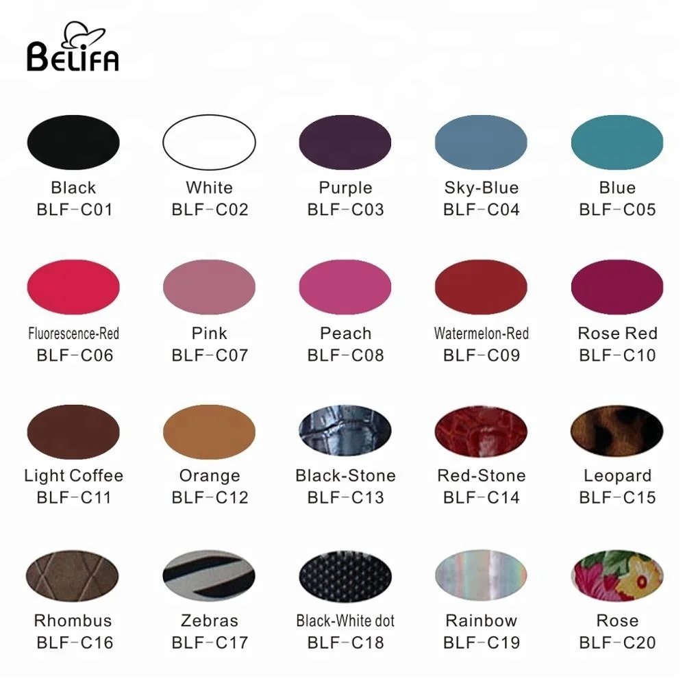 Belifa custom color size and logo pu leather makeup brush holder cup and pen box,storage case