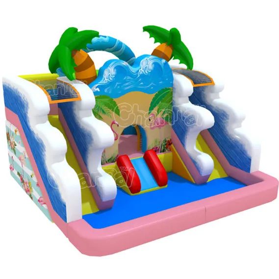 Commercial unicorn bounce house slide obstacle bouncer jumper  warehouse popular inflatable jumping castle  Combo