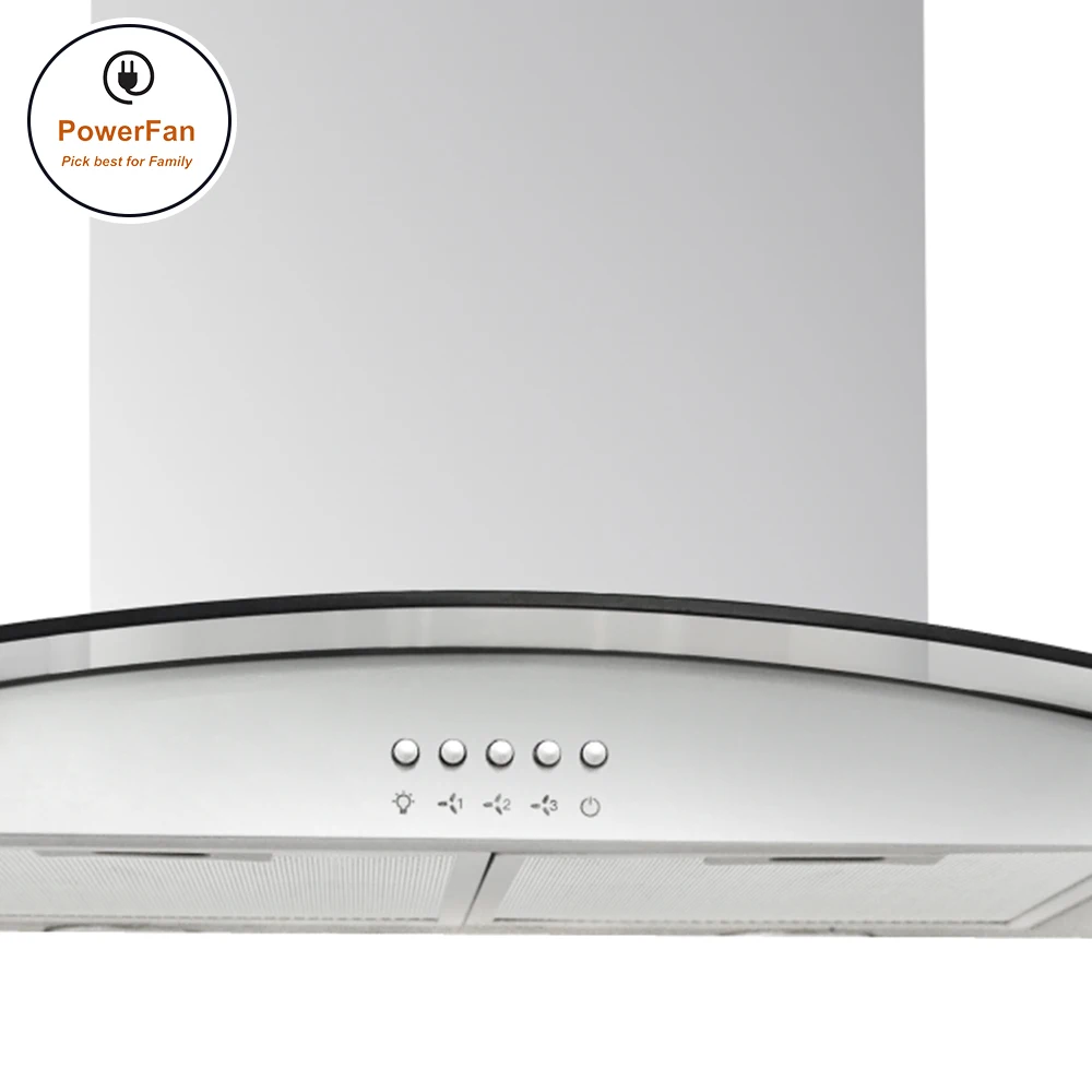 
Good Price 127/220V 180W Stainless Steel Wall Mounted Kitchen Used Range Hoods 