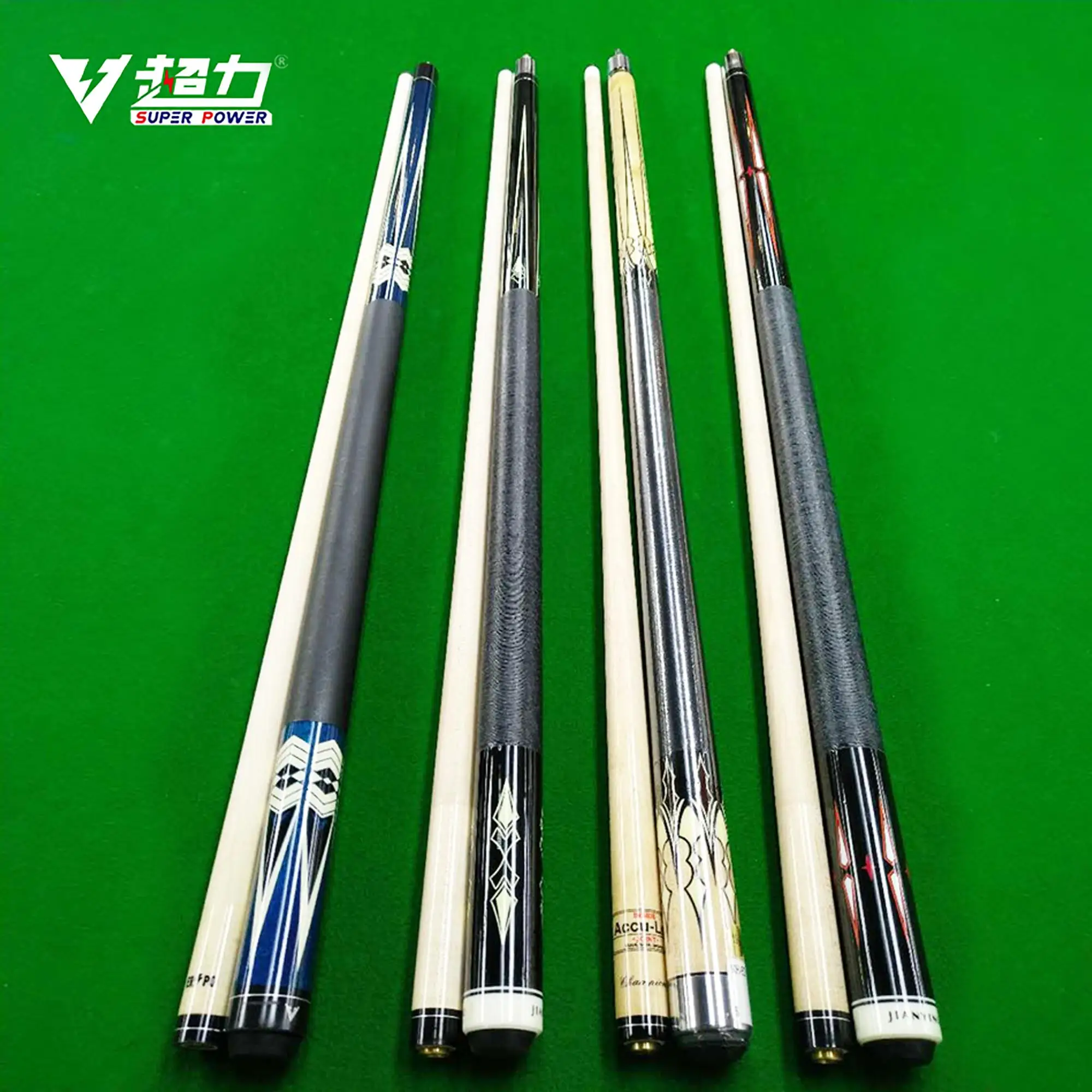 China factory 9mm ash wood snooker cue with hand made