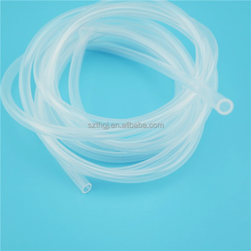 
Thin flexible 4*6mm food grade silicone tube/hose/pipe with low price 