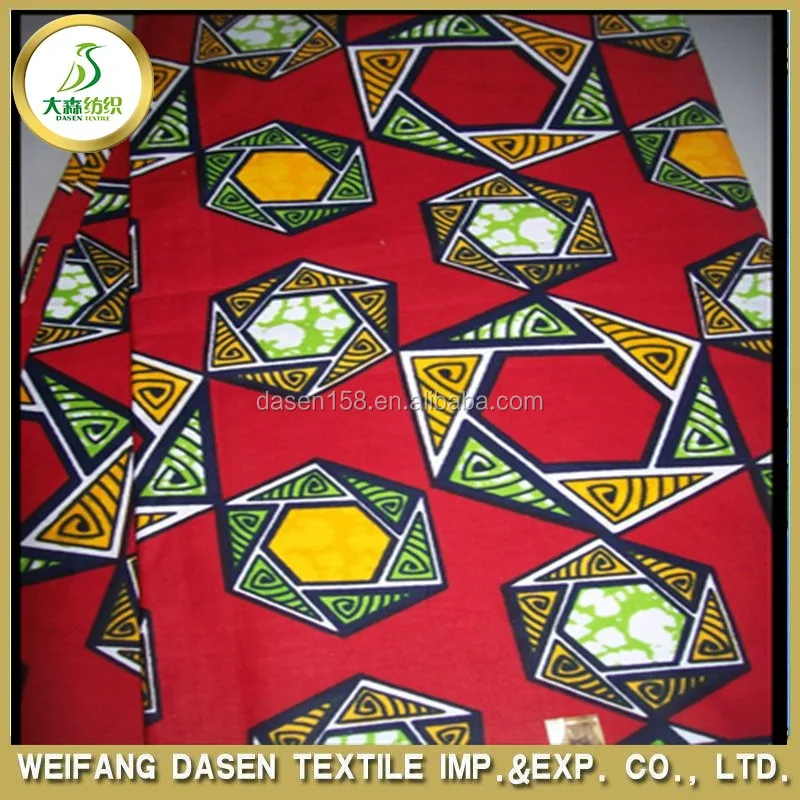 Export to Kenya polyester cotton african wax prints fabric
