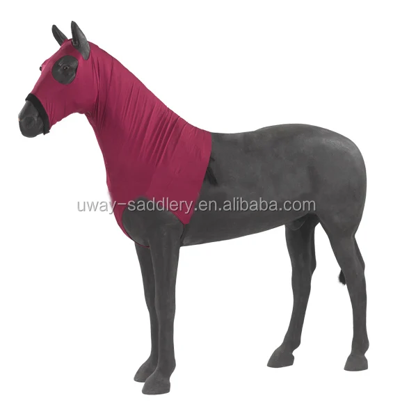 
Elastic lycra horse hood 