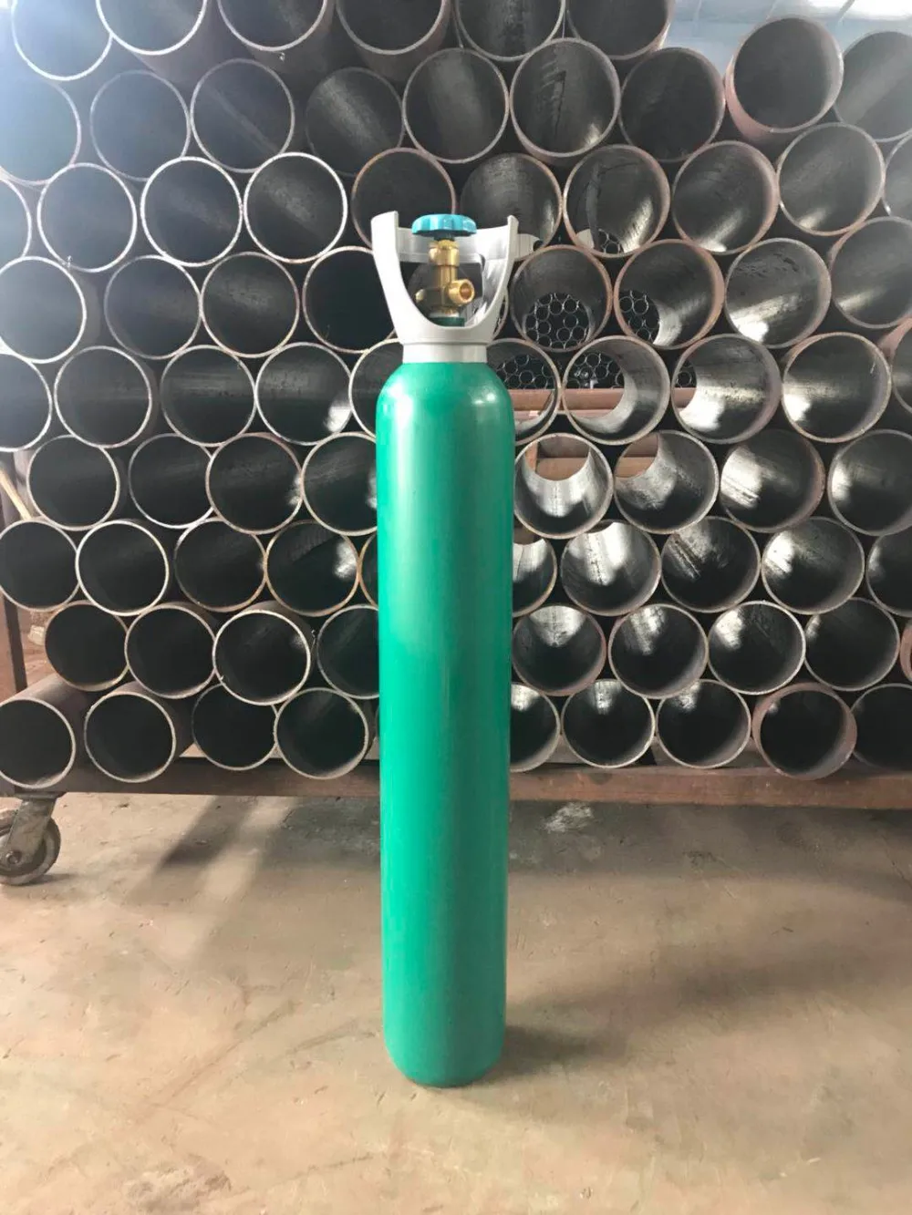 
4L-10L green good manufacturer Industrial used portable fire extinguisher empty gas cylinder 