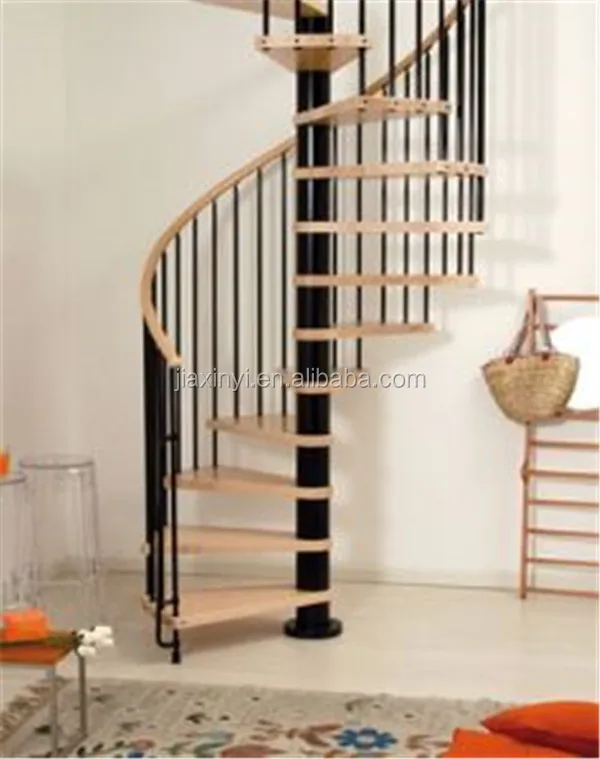 Australia decorative spiral staircases with solid wooden treads/steps modern indoor stair