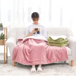 cheap high quality puff microfiber bed sheet fleece quilt wholesale