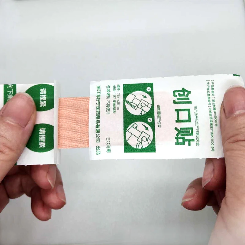 
Hot selling Easy to tear 76mmx25mm Elastic Fabric Adhesive Bandage 