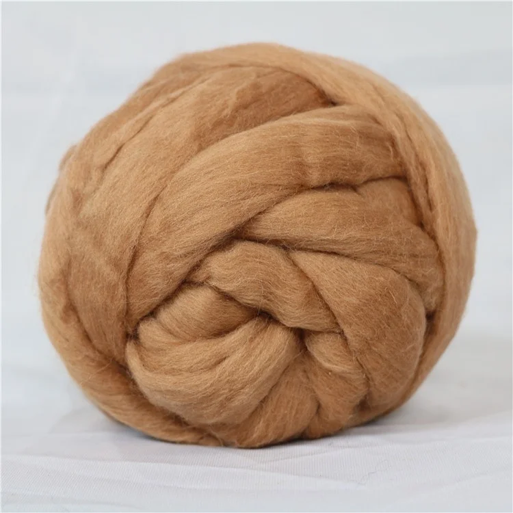 
Merino wool yarn super chunky for hand knitting wool roving giant yarn 