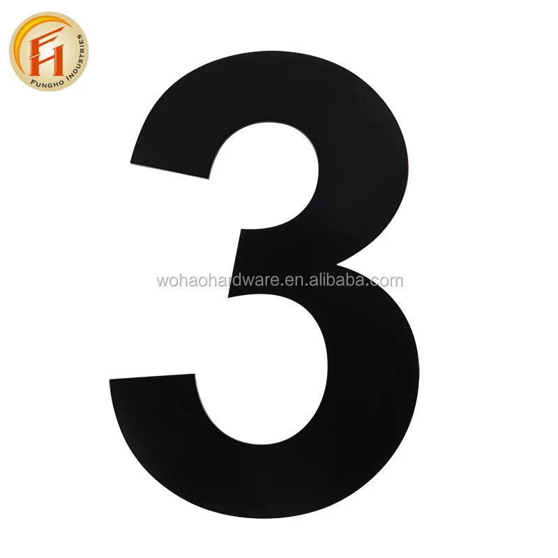 
Modern Floating stainless steel 304 House Numbers 