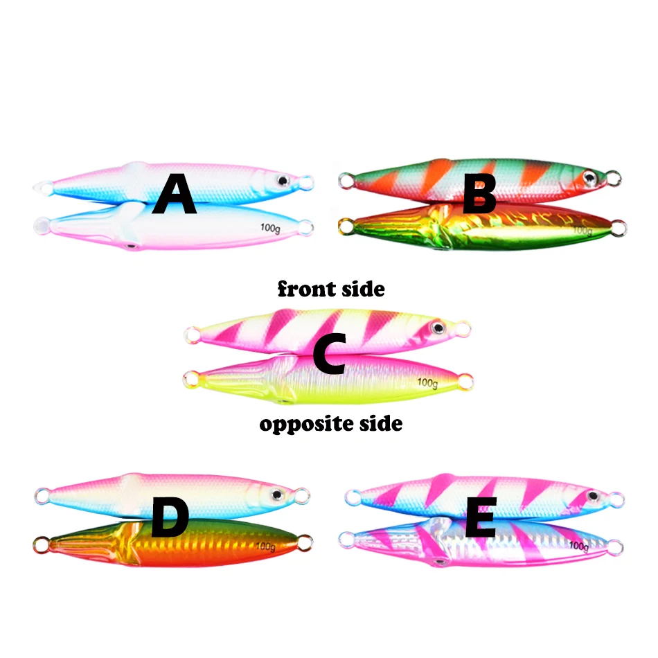 UCATCHOK 40g 60g 80g 100g Squid Bait Metal Jig Lure Artificial Hard Bait Casting Lures Jig