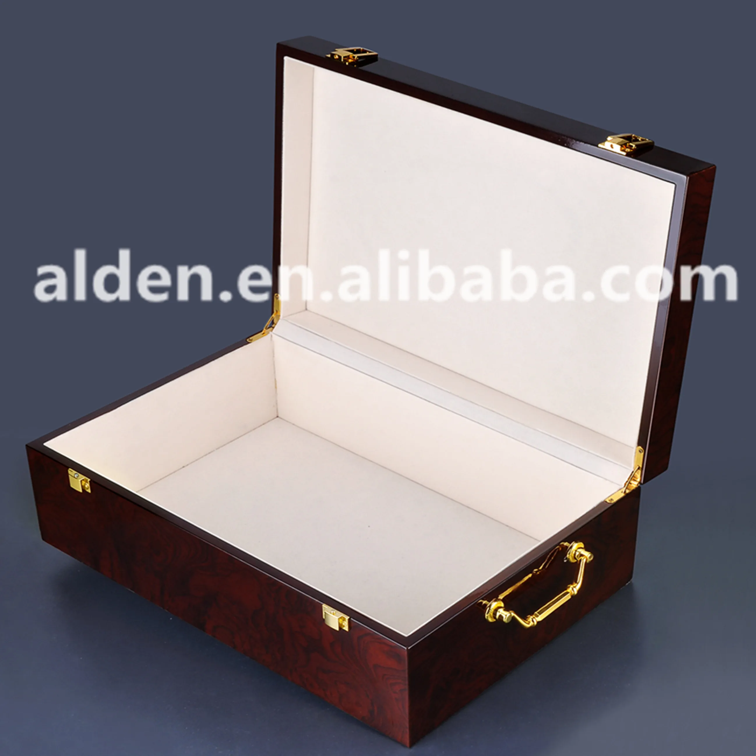 Wholesale high quality wooden gift box with customized size MPD  empty  wooden boxes luxury box