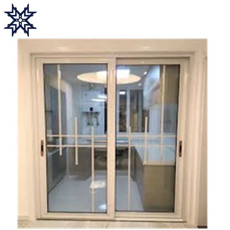 Hot sale  fiberglass interior balcony glass  sliding door