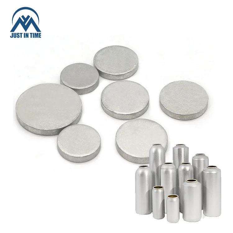 Aluminum slugs Wholesale OEM perfect circle spray cans aluminium circle disc slug round concave aluminium slugs