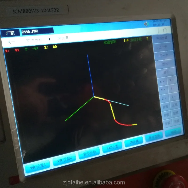 round pipe tube bender bending machine cnc