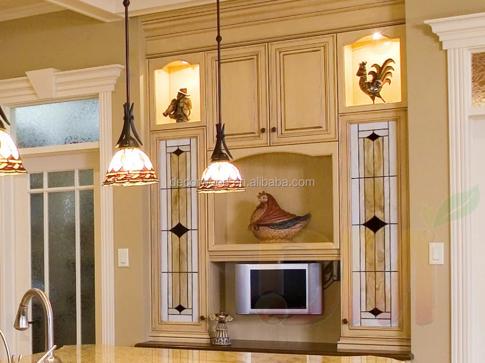 warm design beige kitchen with a large island