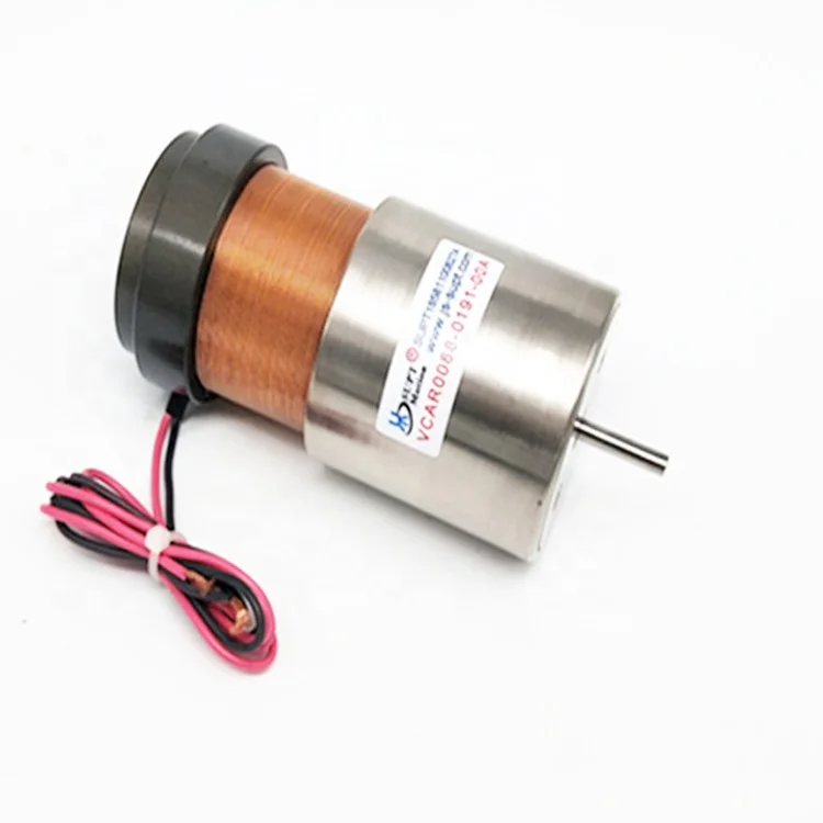 Electromagnetic voice coil motor for Identification tool