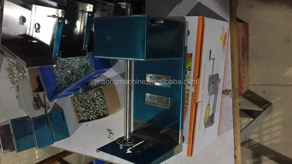 Нержавеющая Сталь Руководство Коммерческий Спираль twist картофель slicer/Картофель Башня Машина Картофель Резки