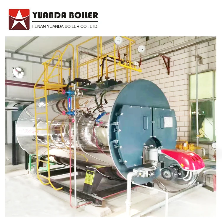 Industrial automatic fire tube gas oil steam boiler for textile factory