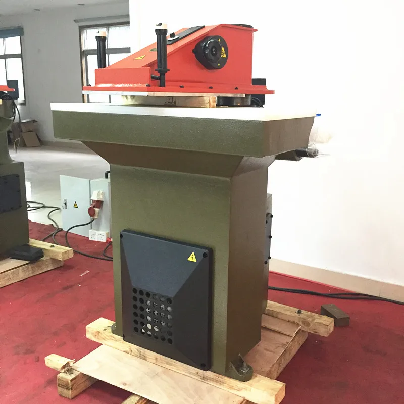 Hydraulic Swing Arm Die Press Machine/clicker Cutting Press Leather 370*450mm 900*430mm HONGGANG 0.75kw  20ton 865kg 90mm
