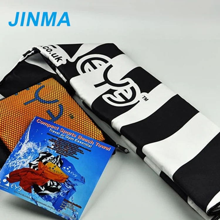 Махровое полотенце из микрофибры для путешествий спортивное с сетчатой сумкой персонализированные спортивные полотенца