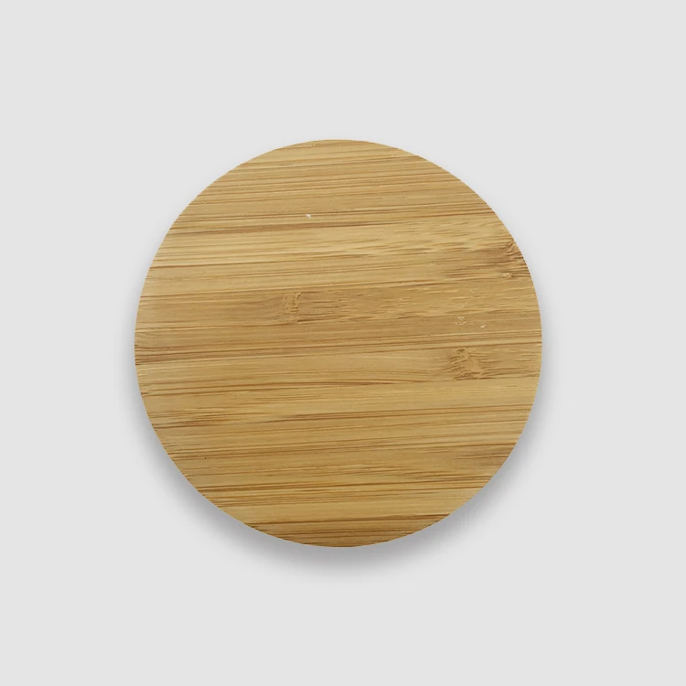 Aodehong Bamboo Series Wireless Charging Pad Mini Wireless Phone Charging Base for iPhone Samsung