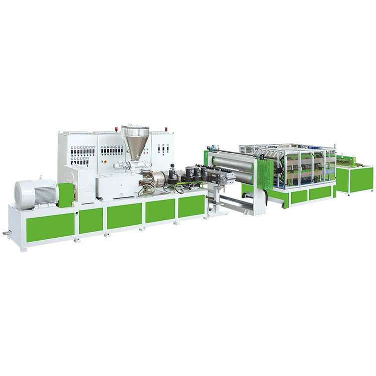 
 High Quality Pvc+Asa&Pmma Synthetic Resin Clay Tile Extrusion Line From China Supplier  