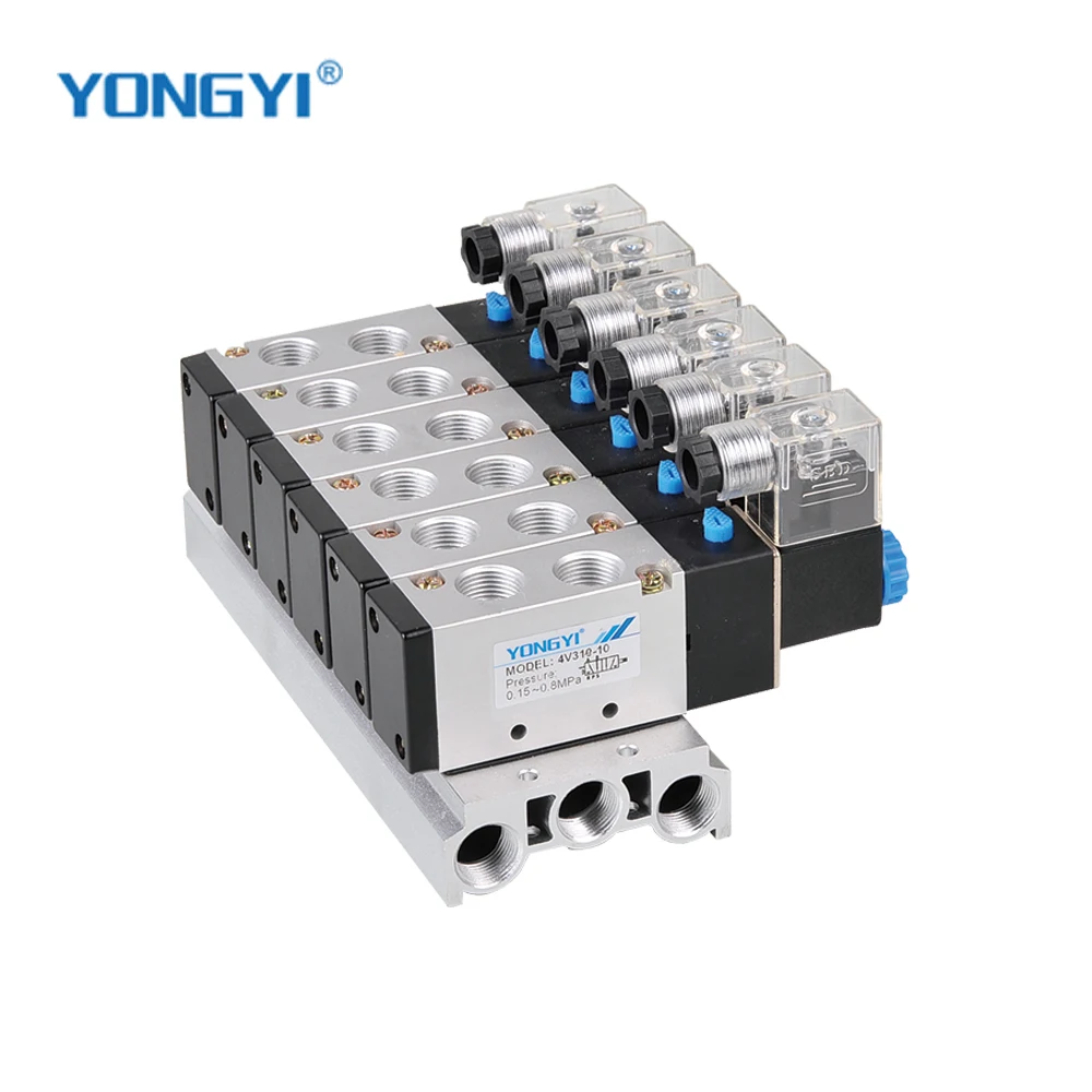4V,4A series solenoid valve  base plate Manifold base 200M2F