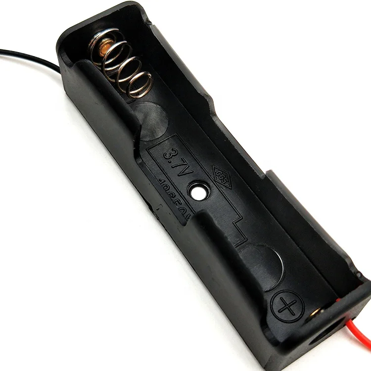 Fuqida Single Battery 18650 Holderd Wired Cell 3.7v Holder Battery Case Box