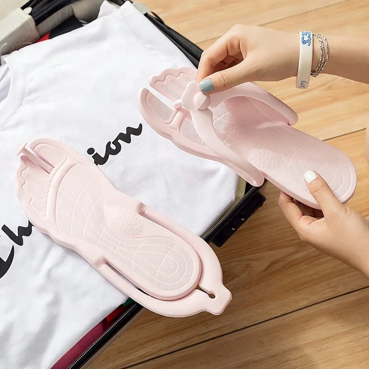 Personalized folding portable hotel home beach sandal slippers flip flops (60724750708)