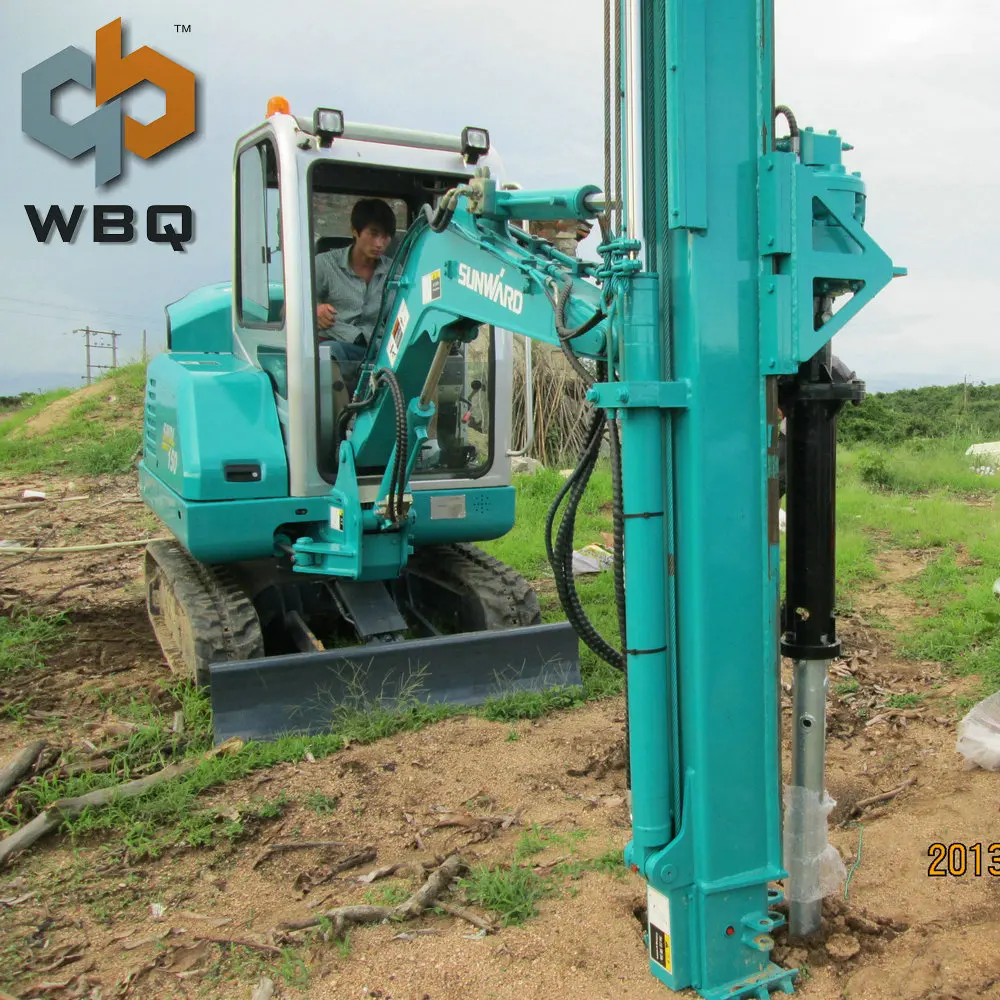 Guardrail Installation Diesel Hammer Hydraulic Piling Driving Machine Driver