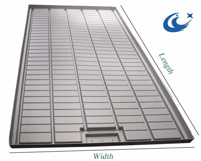Greenhouse hydroponic systems ebb and flow grow tray rolling bench