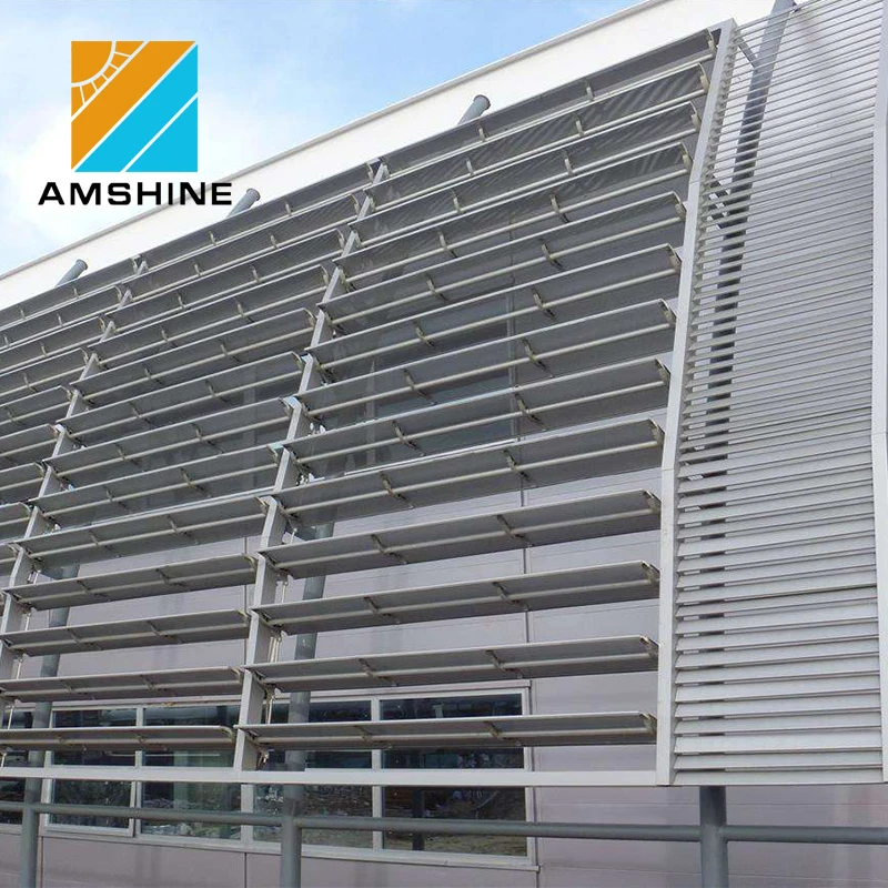 100% Waterproof outdoor sunshading aluminum louver system