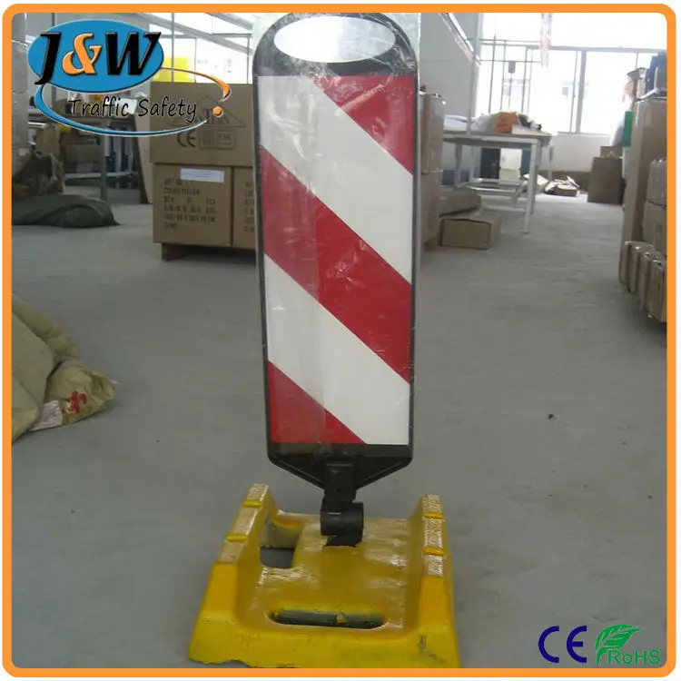 Rubber Basement Traffic Warning Road Lane Divider/Reflective Road Divider