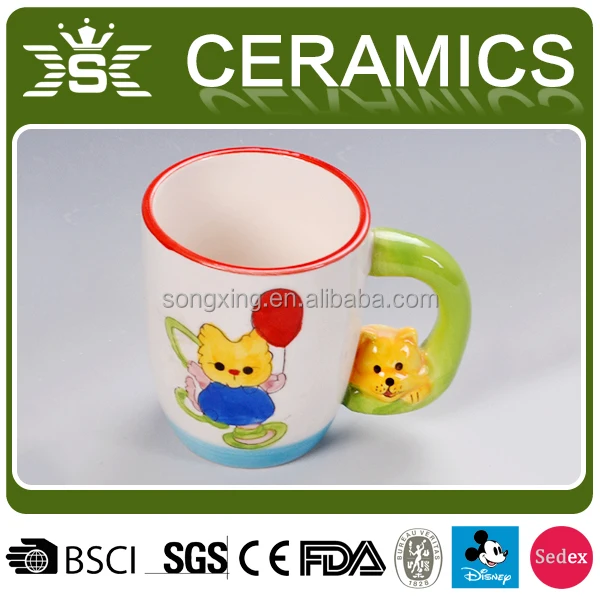 New products 12OZ cups, mini Animal  Mug Size and shape can be customized