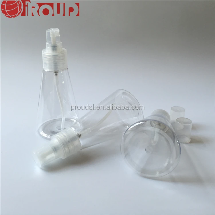 
Best sell 120ml conic shape pet plastic spray bottle 