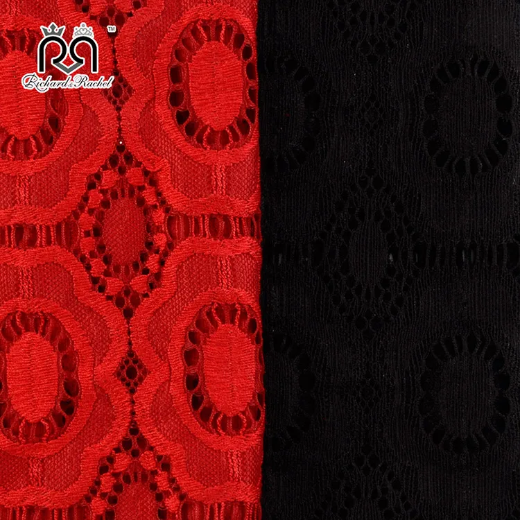 FASHION NYLON SPANDEX POPULAR DESIGN LACE FABRIC