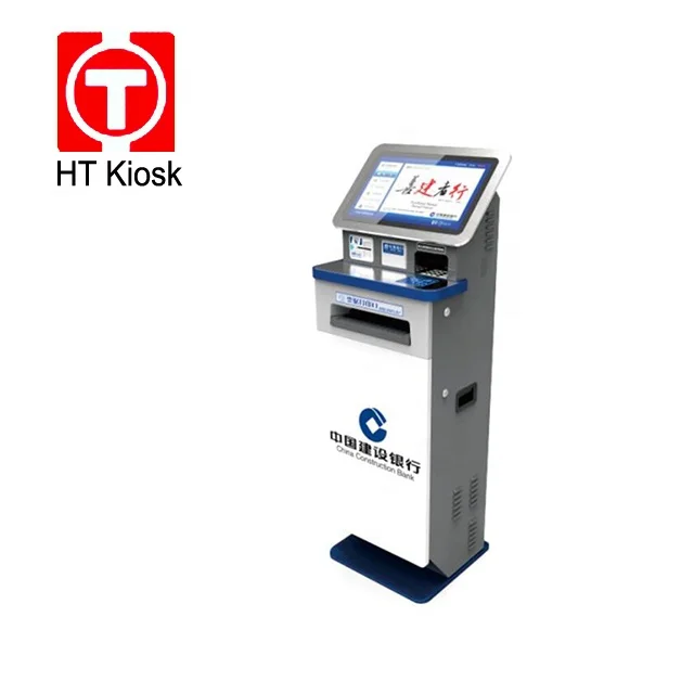 17 19 23 inch Telecom Kiosk Payment Kiosk SIM card dispenser Mobile Top up self service terminal machine card reader