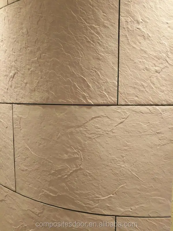 
3mm thick 4-5Kgs per sqm light flexible exterior wall tile 