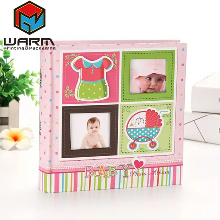 First Year Baby Memory Book Journal Shower Gift Photos & milestones Five Year Scrapbook & Picture Album for boy & Girl