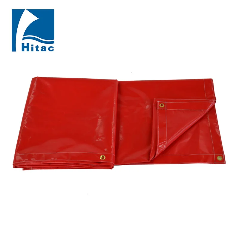 
China factory heavy duty pvc waterproof coated fabric tarpaulin 