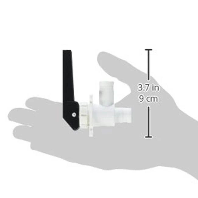 
White Black Plastic Push Type Water Dispenser Tap Faucet 