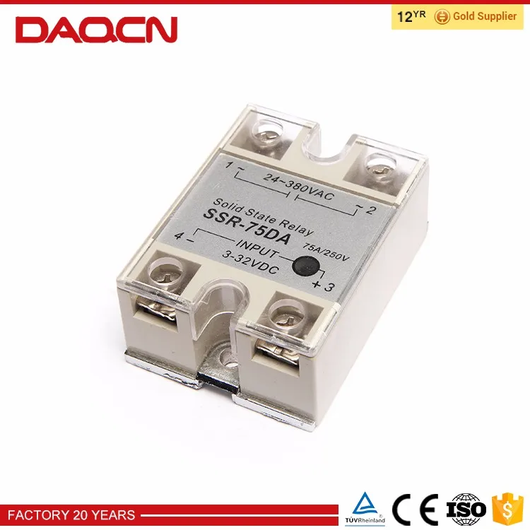 CE сертифицирована питания завод ССР реле