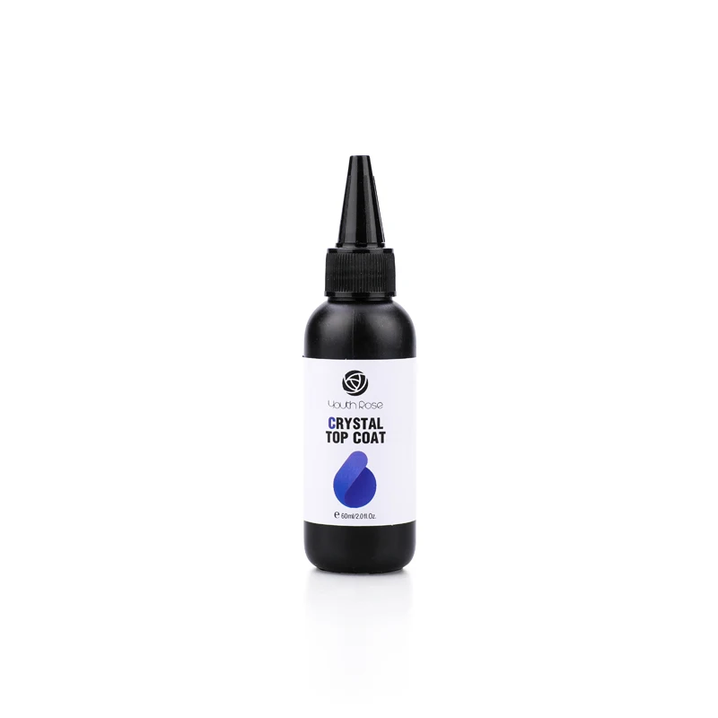 Gel Nail Factory Suppliers Youth Rose UV LED Gel 200 ML Bottle Crystal Top Coat