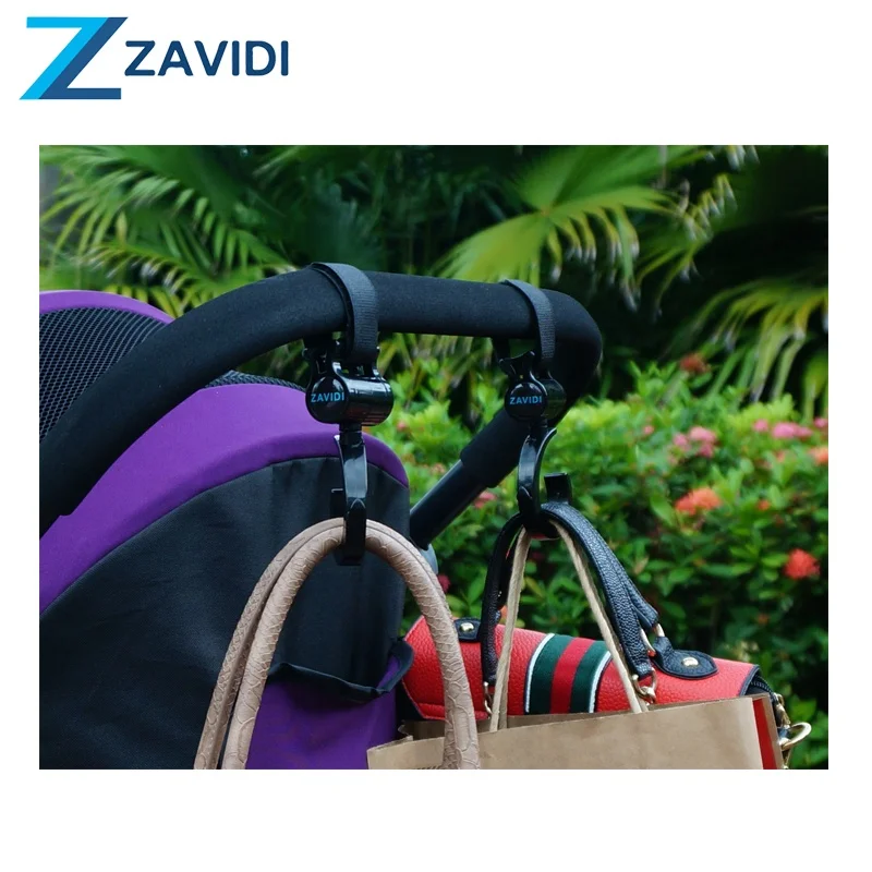 Amazon Hot Sale ABS 360 Degrees Plastic Hanging Double Stroller Hook