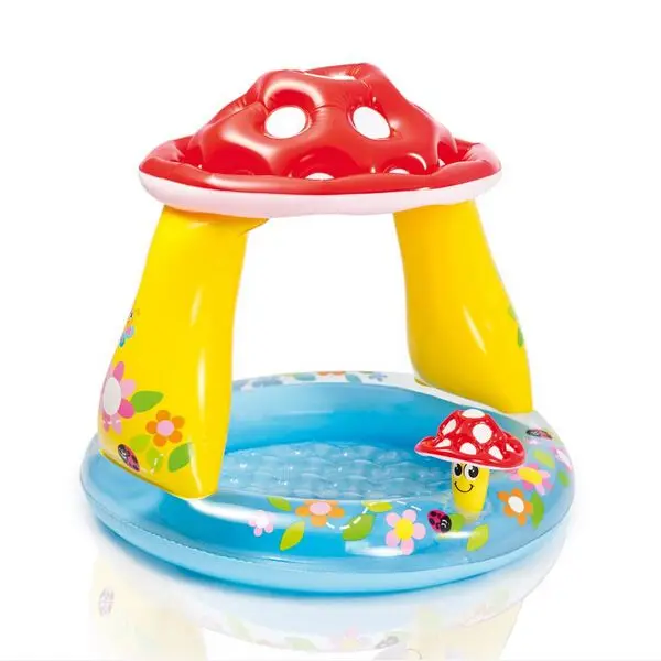 Intex 57114 Plastic Mushroom Baby Swimming Pool inflatable shade baby pool