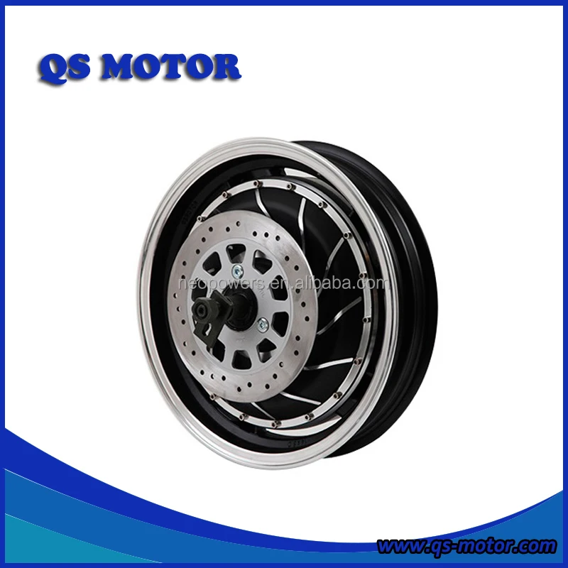 QS Motor 14 inch 273 5000w 72v Electric Motorcycle In-Wheel Hub Motor(45H) V2 Type