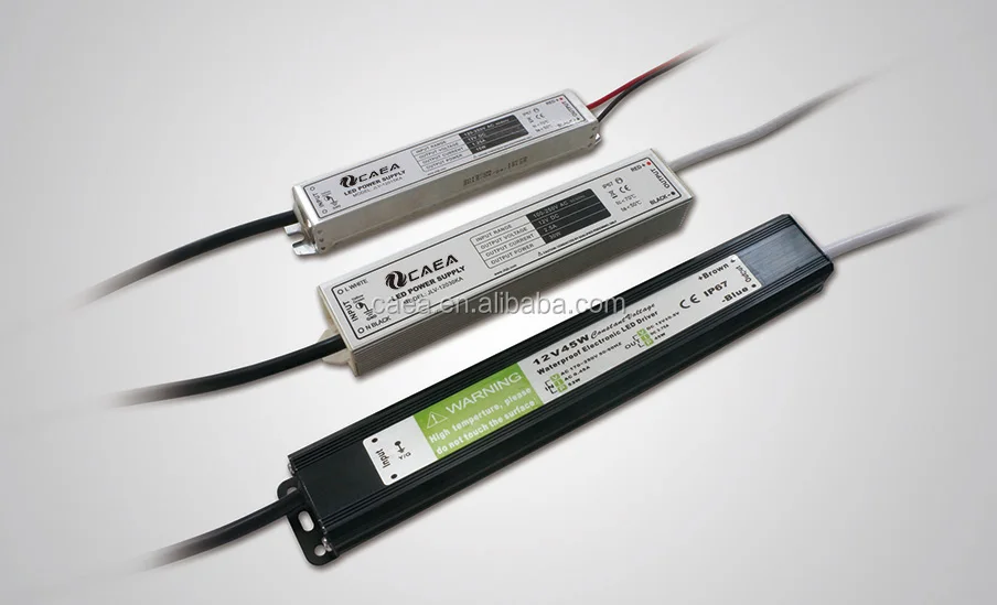 
24W 36W 45W water-proof IP67 power supply driver transformer for mirror cabinet led strip touch sensor switch 