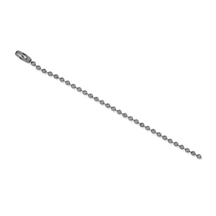 small Ball Chain For Hangtag Stainless Steel Ball Chain Sliver Color Lock End