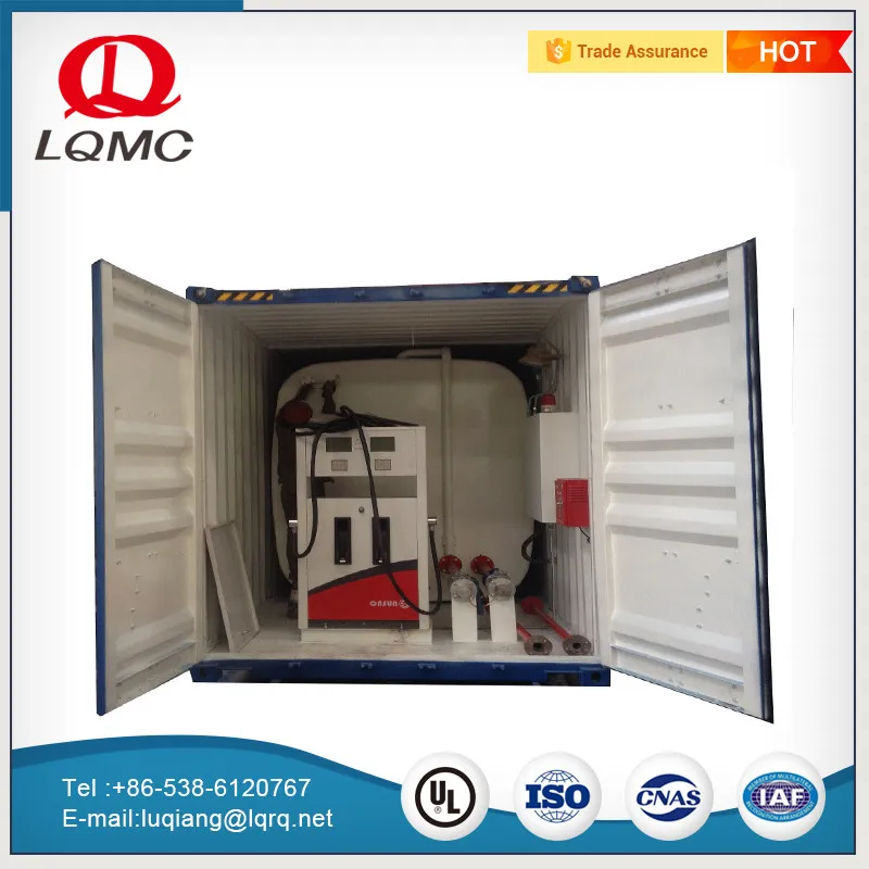 Anti explosion mobile fuel storage tank container diesel station