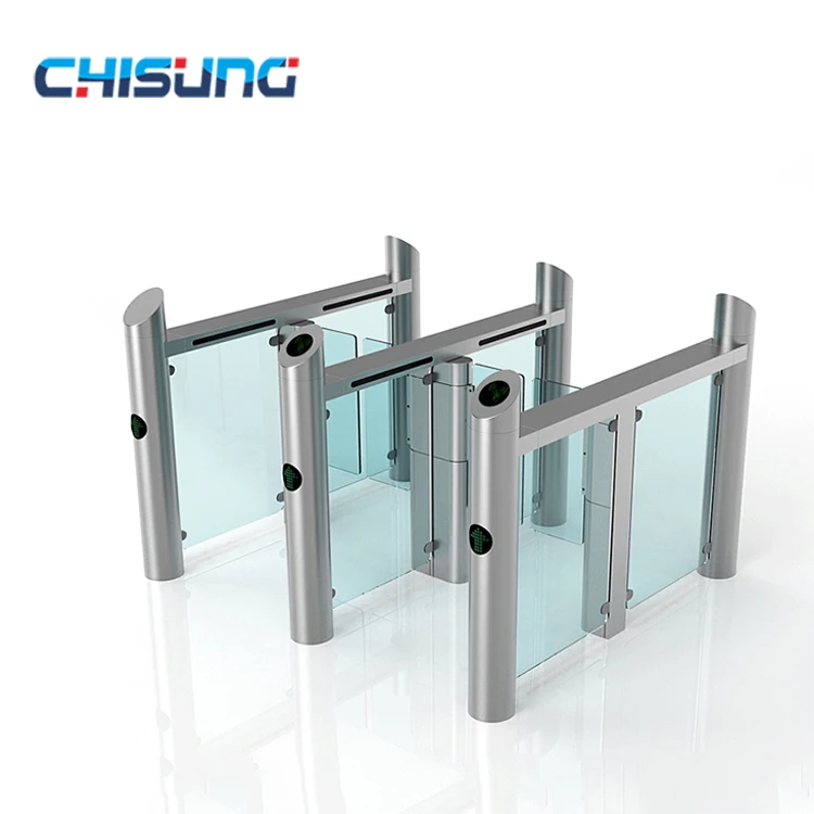 Горячая Мода бесщеточный Swing Glass Turnstile ворота скорость ворота для банка